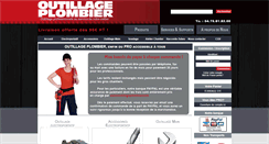 Desktop Screenshot of outillageplombier.com